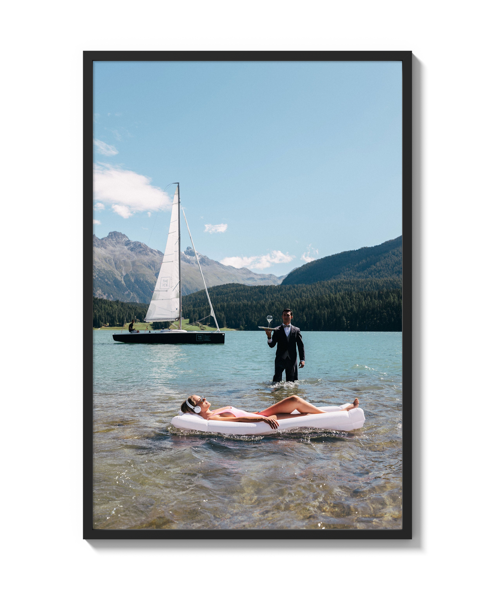 Poolside in St. Moritz