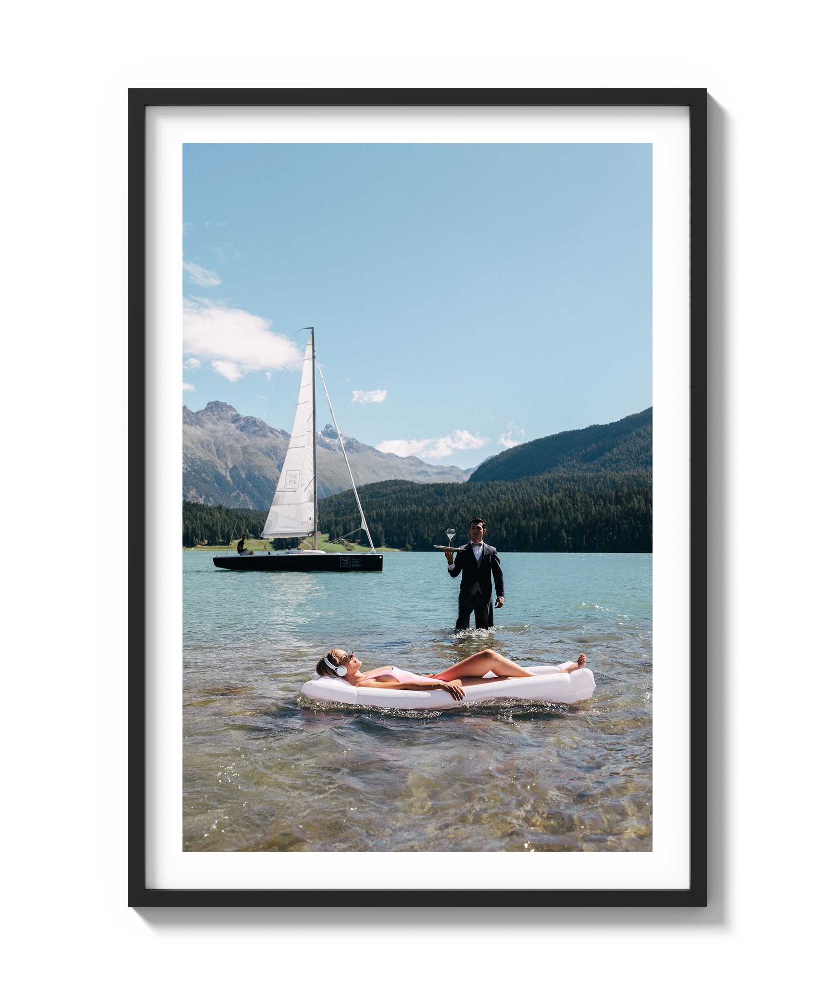 Poolside in St. Moritz