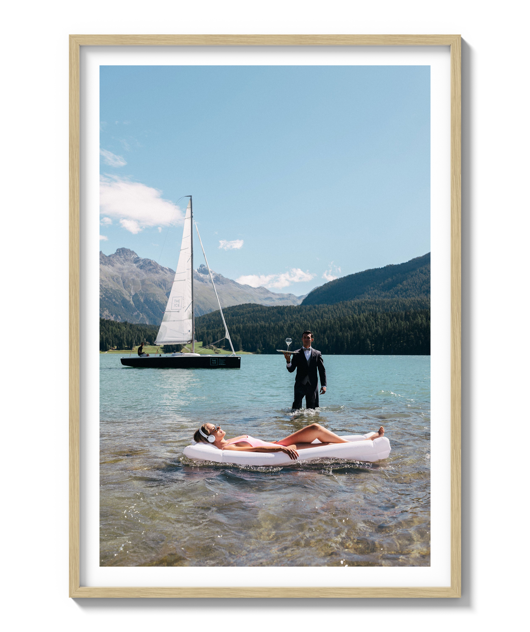 Poolside in St. Moritz